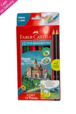 FABER CASTELL COLOUR PENCIL 12- 1020 - n/a - MKN0000000033