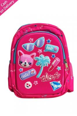 PRE SCHOOL  BAG - KITTEN PINK - n/a - MKN0000000209