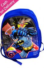 PRE SCHOOL BAG - BATMAN AND ROBIN DARK BLUE - MKN0000000220