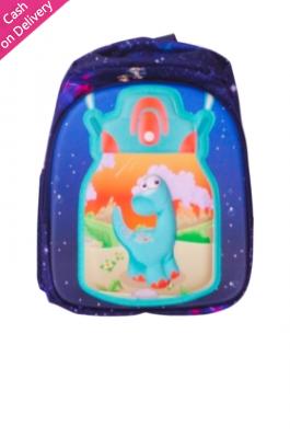 PRE SCHOOL BAG - DINO LIGHT BLUE - n/a - MKN0000000229