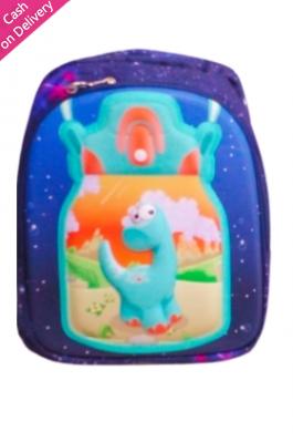 PRE SCHOOL BAG - DINO DARK BLUE - n/a - MKN0000000230