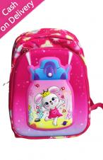 PRE SCHOOL BAG -  BUNNY PRINCESS PINK - MKN0000000244