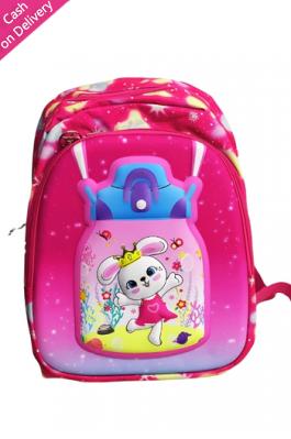 PRE SCHOOL BAG -  BUNNY PRINCESS PINK - n/a - MKN0000000244